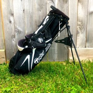 TaylorMade WHITE/BLACK Golf Stand Bag